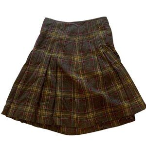 Heritage Plaid Pleated Skirt